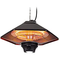 blumfeldt Heat Hexa - Calefactor infrarrojo para Exterior- Potencia 2000 W- 3 Niveles- hasta 40 m²- Protección IP34- Sin…